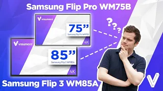 TEST | Samsung Flip Pro WM75B & Samsung Flip 3 WM85A im ausführlichen visunext Produkt-Test