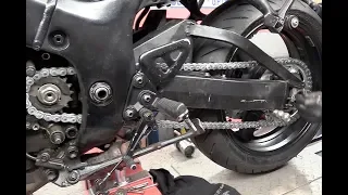 Delboy's Garage, Hayabusa, Day 12, "Chain and Sprockets" !