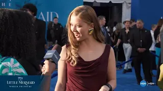 Jessica Alexander Interview - The Little Mermaid Blue Carpet Premiere