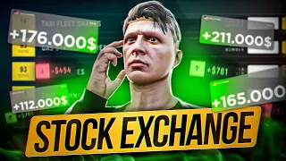 How to become a millionaire by selling stocks in GTA 5 RP? STOCK EXCHANGE system in GrandRP