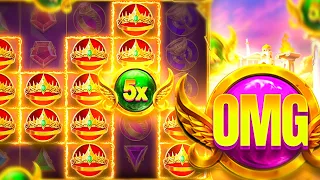 HUGE TOP SYMBOL TUMBLE PAID ON GATES OF OLYMPUS!! (Bonus Buys)