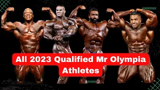 ALL QUALIFIED MR OLYMPIA ATHLETES 2023 (Men's Open Division) | Pumped 'n Driven.