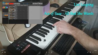 Ace Of Bace - All that She wants - live looping, bitwig + nektar impact gx61