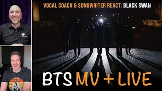 Vocal Coach & Songwriter React to Black Swan (MV + Live) - BTS | Song Reaction & Analysis