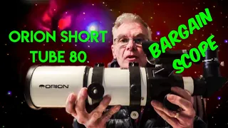 The Orion Short Tube 80 Telescope - A Review for beginners in astrophotography & visual astronomy.