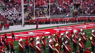 Ohio State Marching band and Alumni Band Pregame Show 9 13 2014 OSU vs Kent St.