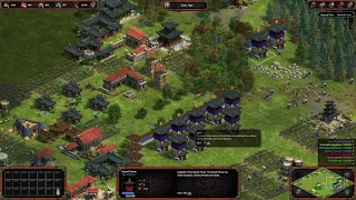 Choson vs 7 Hardest Computers. Random Map. Part 1. Defense. Age of Empires.