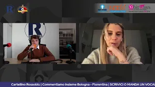 CARTELLINO ROSSOBLU' - POST PARTITA BOLOGNA vs FIORENTINA 2-3