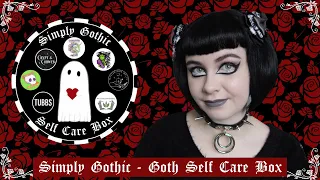 A NEW GOTHIC SELF CARE BOX?!? - SIMPLY GOTHIC LUXURY SELF CARE BOX - GOTH SPOOKY MYSTERY BOX