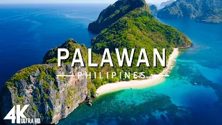 FLYING OVER PALAWAN (4K UHD) - Relaxing Music Along With Beautiful Nature Videos - 4K Video Ultra HD