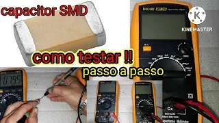 Capacitores smd teste na placa e fora,e defeitos na placa de tvs led