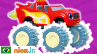 Blaze and the Monster Machines | Os Super Pneus do Blaze! | Nick Jr. em Português