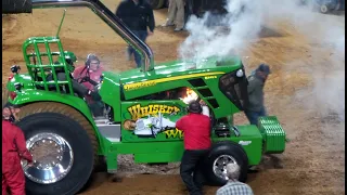 FULL 10,200lb PRO STOCK Tractor Class 🚜 NFMS Championship tractor pull Louisville Ky 2/17/2024