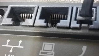 Why are there two network ports on VOIP phones