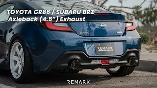 REMARK Toyota GR86 / Subaru BRZ (2022+) Axleback (4.5") Exhaust System