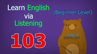 Learn English via Listening Beginner Level | Lesson 103 | Niagara Falls