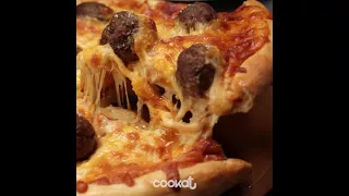 [食左飯未呀 Cookat] 肉丸薄餅 Meatball Pizza