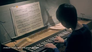 J.S.Bach Invention 4 in D Minor BWV 775 on Clavichord