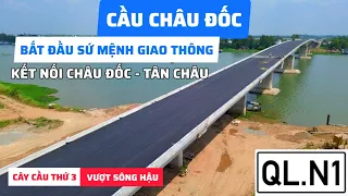 CẦU CHÂU ĐỐC CHÍNH THỨC THÔNG XE 30/4/2024