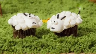 Anleitung: Cupcakes als Osterlamm verzieren