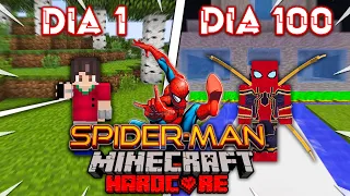 🕷SOBREVIVÍ 100 Días SIENDO SPIDER-MAN! en Minecraft HARDCORE...esto fue lo que pasó #100dias