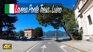 Driving from Lavena Ponte Tresa to Luino on the Lago Maggiore in Italy 🇮🇹