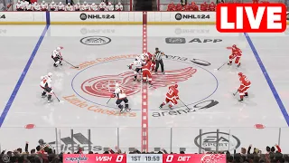 NHL LIVE🔴 Washington Capitals vs Detroit Red Wings - 9th April 2024 | NHL Full Match - NHL 24