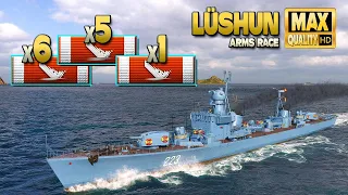 Destroyer Lüshun: Division with 12 destroyed ships - World of Warships