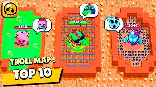 JE SUIS DEVENU FOU 🤬 BEST OF TOP 10 TROLL Map Survivant  Brawl Stars Ep24