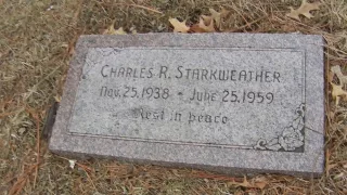 Grave of Charles Starkweather - Nebraska's Mass Murderer  - Wyuka Cemetary - Lincoln Nebraska