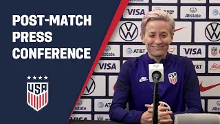 POST-MATCH REACTION: Megan Rapinoe | USWNT vs. Colombia | Jan. 22, 2021