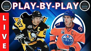 NHL GAME PLAY BY PLAY: PENGUINS VS OILERS