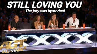 It doesn't make sense, a man sings amazingly, singing the song still loving you || AGT New