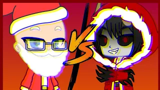 SANTA TEAM. VS KRAMPUS TEAM. || Especial de Navidad atrasado :v || Gacha Club ||