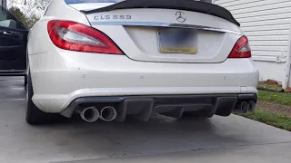 Mercedes CLS550 Actually Straight Pipe