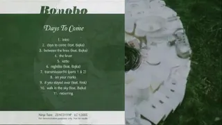 Bonobo - Days To Come (Full Album)