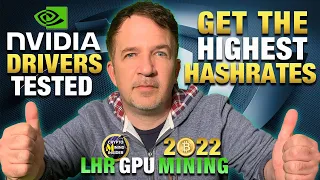 Are You Using the Right NVIDIA Driver for LHR GPU Mining? | T-Rex Miner 0.24.8 & NBMiner 40.1 TESTED