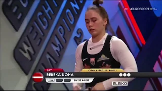 Rebeka Koha - 2019 European Weightlifting Championships