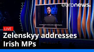 Zelenskyy addresses Irish MPs