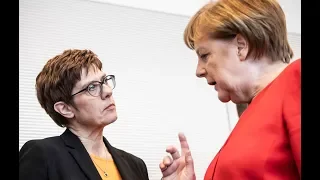 ERSTE ZWEIFEL AN AKK: Kanzlerin Merkel  nicht glücklich mit Rezo-Krisenmanagement