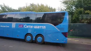 электробус по маршруту 107, метро Филёвский парк - Матвеевское