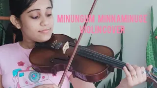 Minungum Minnaminuge Violin Cover 🎻🎻 || Oppam || Mohanlal || Ema Eka Colours