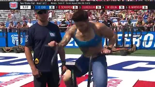 2018 CrossFit Games Two Stroke Pull women Heat 1