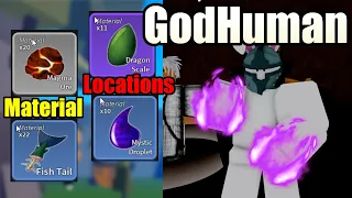 (Full Guide) Unlocking Godhuman Style & Materials Location | Blox Fruits