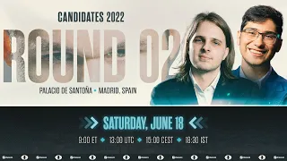 FIDE Candidates 2022 | Round 2 | Live Commentary with Judit Polgar and Jan Gustafsson