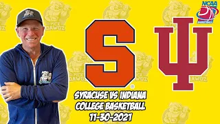 Syracuse vs Indiana 11/30/21 College Basketball Free Pick Free NCAAM Betting Tips