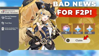 BAD NEWS FOR F2P IN 4.3! (ONLY 51 WISHES) | Genshin Impact