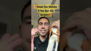 Avoid This Mistake After ACL Reconstruction Surgery #shorts