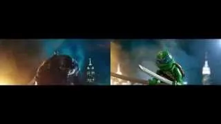 LEGO TMNT Trailer Side by Side Comparison