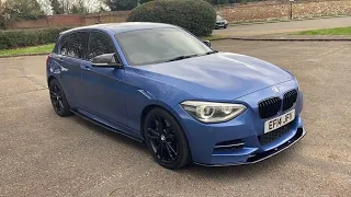 BMW M135I 5 DOOR BLUE 2014 AUTO